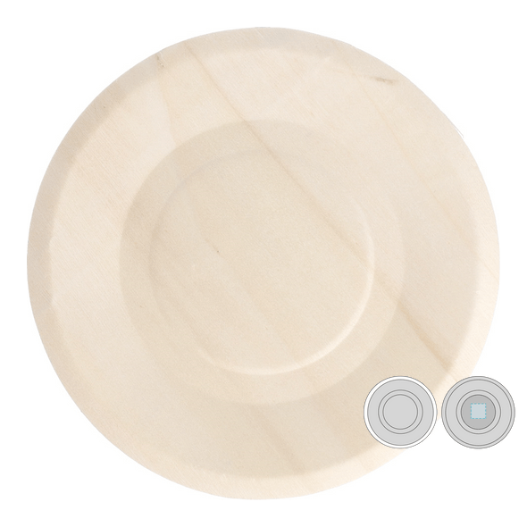 Piatto rotondo "Legno" Legno